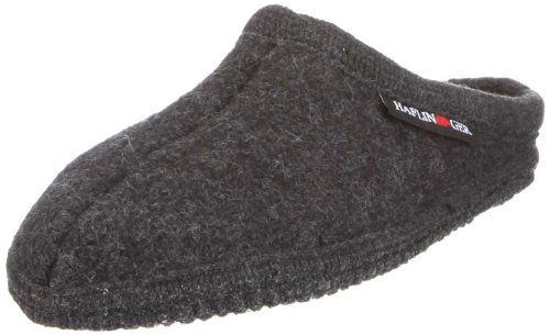 Haflinger Unisex Adults’ Alaska Low-Top Slippers Grey Size: 14