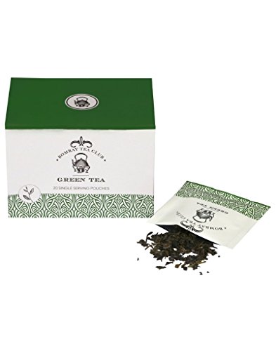 Bombay Tea Club- Green Tea, Direct from Source,Fresh Leaf Tea in Single Serving Pouch(Box of 20) RS.209 (58.00% Off) - Amazon