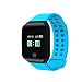 Produktbild KLE Smart Armband Uhr Herzfrequenz Blutdruck Armband Wasserdicht Bluetooth Oximeter Schrittzähler Smart Watch (Farbe : Blau)