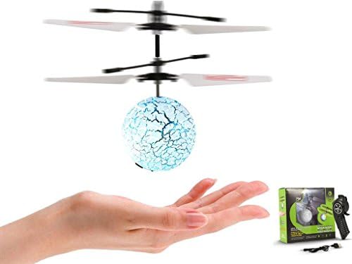 Hobbylane RC Flying Ball, RC Toy, Infrared Sensor Discolor Flying Balls for Kids Hand Induced Flight Drone Helicopter for Teenager