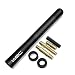 Produktbild oxoxo Stubby Antenne 11,9 cm Carbon Faser Auto am/FM Radio WRC für Ford F150 F250 F350 E150 Mustang Escape Explorer Focus Ranger Raptor Truck Transit Alle Modell