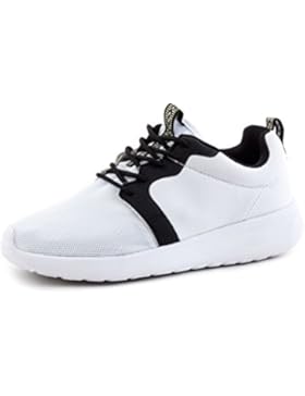Unisex Damen Herren Laufschuhe Schnür Sneaker Sport Fitness Turnschuhe