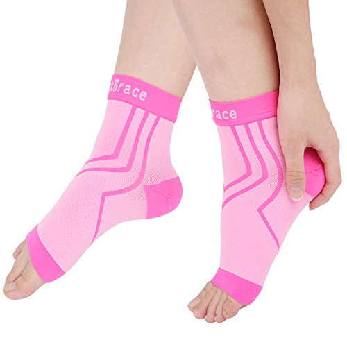 Preisvergleich Produktbild Kompressionssocken, schmerzlindernde Fußgelenk Bandage / Sprunggelenkorthese zur Unterstützung des Fußgelenks, Fußgelenkstütze / Knöchelschoner für Damen & Herren(1 Paar)