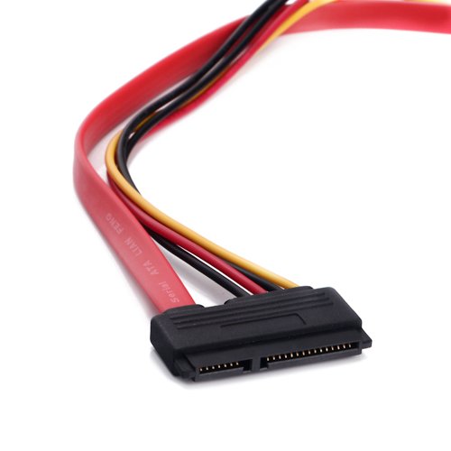 SODIAL(R) 15 + 7 Pin SATA Power/ Daten auf 4 Pin IDE Stromkabel - 4