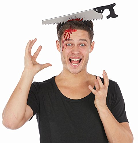 Preisvergleich Produktbild Kostüm Zubehör Haarreif Säge im Kopf Halloween
