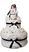 Two Tier Baby Penguin Unisex Nappy Cake Baby Gift Hamper - FAST AND FREE Delivery