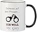 Produktbild geschenke-fabrik Tasse Mr. Grey - Scheiss auf den Prinzen. - für Fans von Shades of Grey