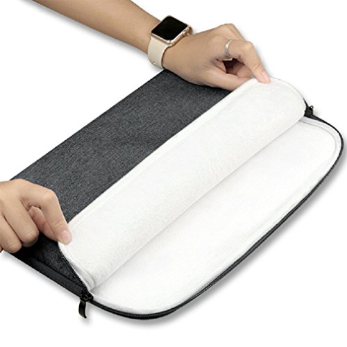 13 Zoll Einfach Stil Nylon-Gewebe Laptoptasche Hülle Sleeve Notebook Schutzhülle für / Notebook Computer / Ultrabooks / MacBook Pro / MacBook Air Dunkel Grau - 2