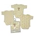3 Pack Teddy Bear Short Sleeved Baby Vests - 3 - 6 Months / 62-68 cm / 8 kg