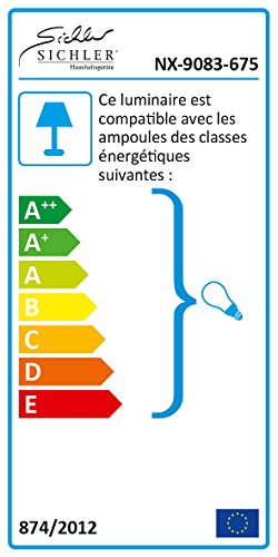 Sichler Haushaltsgeräte Deckenventilator VT-597 mit Holzflügeln und Beleuchtung, Ø 92 cm - 4