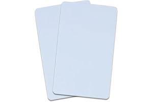 AOAMZ Cartes NFC RFID 13,56 MHz UID modifiable, lisible, réinscriptible, modifiable, matériau PVC, Carte IC 1K pour Système de sécurité de contrôle d'accès Carte Blanche à Induction sans Contact (100)