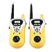 Price comparison product image Amesii 2Pcs Kids Children Toys Outdoor Games Walkie Talkie Girls Boys Mini Interphone - Yellow