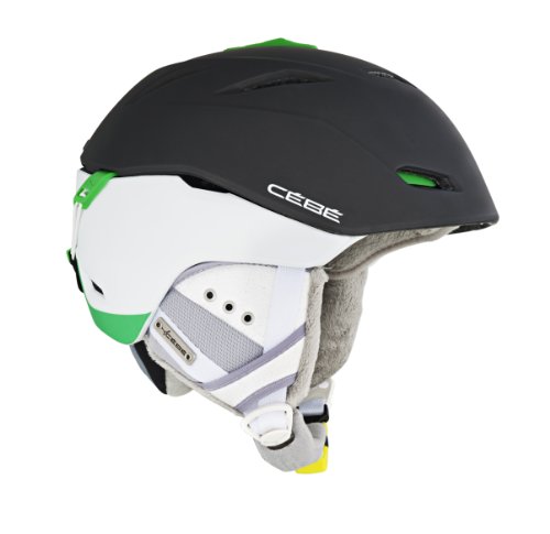 Cébé Skihelm Atmosphere Dlx Roadblock - Casco de esquí, color Negro, talla 58-62 cm