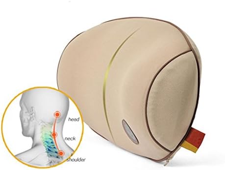 HAZF Car Lumbar Support Back Massage Cushion and Car Neck Massage Pillow Kit - Universal Fit Major Car Seat - Ideal car back support for road trip driving , 1 , 32*20*11cm/42.5*29.5*7cm