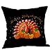 Produktbild TENDYCOCO 18x18 Zoll Thanksgiving Dekokissen Abdeckung Dekorative Leinen Kissen Fall Kissen Schutz für Home Schlafsofa Stuhl (5)