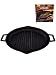 Produktbild LAVA Cookware - Koch- & Bratwaren - Emaille & induktionsfähig - gusseiserne Grillplatte (30cm) rund 4 kg