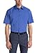 Produktbild eterna Kurzarm Hemd Comfort FIT Fil à  Fil unifarben, Blau, W47, Länge Kurzarm