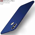 Original Premium REDMI 6 PRO Case - WOW Imagine All Sides Protection "360 Degree" Ultra-Slim Non-Slip Scratch Resistant Lightweight Rubberised Matte PC Hard Case Back Cover For XIAOMI REDMI 6 PRO - Blue
