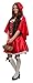 Produktbild Brandsseller Damen Kostüm - ROTKÄPPCHEN - Kleid mit Kapuze - Fasching Karneval Junggesellenabschied- Größe: S/M