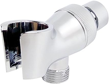 MINGOR Shower Bracket Holder Adjustable Handheld Shower Arm with 1/2 IPS Swivel Ball Connector Universal Showering Component, Chrome