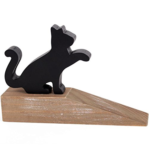 Black Cat – Treibholz Holz Türstopper
