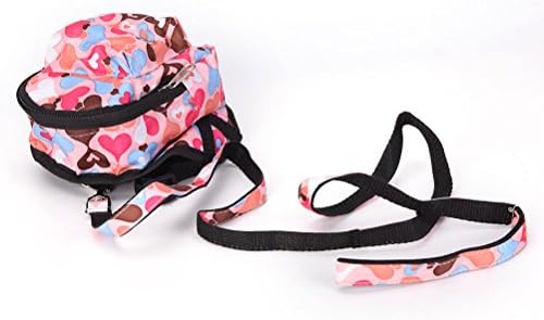 SQingYu 1 pc Cute and Fashion Cartoon Dog Small Backpack, Carrier Pet Bag Travel Backpack for Dog Puppy Cats with Leashes