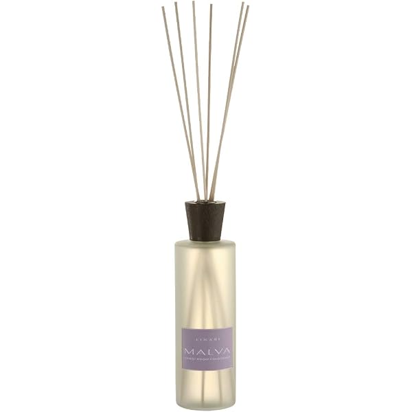 LINARI AVORIO Duftdiffusor – 500 Ml, Floral-frischer Duft Mit Jasmin, Rose & Bergamotte, In Edlem Klarglas Mit Ahornholz-Deckel