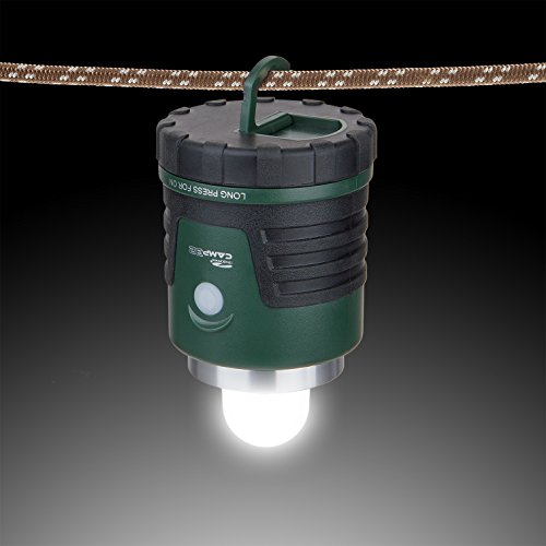 LiteXpress CAMP 32 Camping Laterne, 8 Hochleistungs-LEDs, 3 Farbtemperaturen, bis zu 380 Lumen ANSI FL1, Kunststoffgehäuse, grün / schwarz LXL909078B - 3