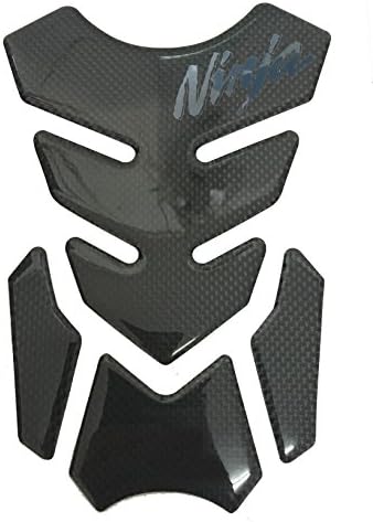 8.6" Reflective Real Carbon Fiber Fuel Tank Protector Pad For Kawasaki Ninja