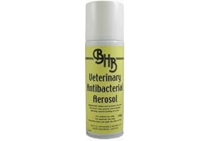 William Hunter Equestrian Battles Veterinary Antibacterial Aerosol 150g - For the treatment of superficial wounds, lamb navels and fly strike on sheep.