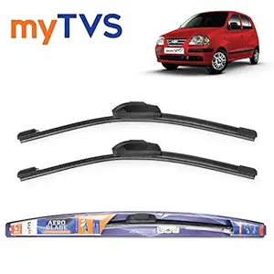 myTVS Frameless Wiper Blade for Hyundai Santro Xing All Year (20 x 16)
