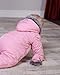 The Essential One - Pink Quilt Baby Pramsuit-3-6 Months EO139