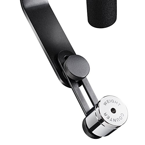 Mantona Schwebestativ (inkl. Gegengewichten, 1/4 Zoll, geeignet für Action Cams und Camcorder) - 3