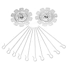 Wdj BBQ Barbecue Roestkebab Kebab Maker Fleisch Brochettes Spiess Maschine BBQ Grill Zubehoer Werkzeuge Set – Bild 4
