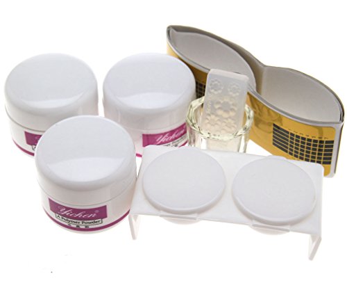 Nagel Art Acryl UV Gel Bürsten Pinsel Maniküre Werkzeug Bausatz Set 18 Tlg - 2