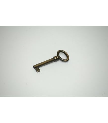 Hohlschlüssel Antik Schlüssel Für Antikmöbel Möbelschlüssel Antik Rohling 7005/42.01 - Brüniert Für Stilmöbel Mit Patina Schlüssel Für Stilmöbel Zamak Schlüssel Patina