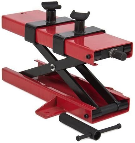 ShOpPeRcHoIcE 1100 LB Motorcycle Dirt Bike ATV Scissor Center Jack Mini Lift Crank Floor Stand by ShopperChoice