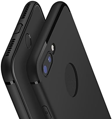 ISKIP Case for iPhone 7Plus / iPhone 8Plus, [2nd Generation] Ultra-Thin Case with, Perfect Slim Fit Ultra Thin Protection Series TPU Phone Cover Case for iPhone 7Plus / iPhone 8Plus- Black 5.5 Inch