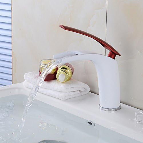HJHET Basin mixer paint hot and cold-copper basins wash basins art basin Sinks Faucets HOMEWEAR Single Hole