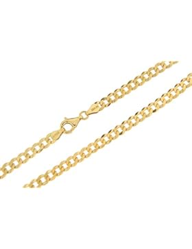 BoB C. Unisex-Panzerkette Silber vergoldet teilvergoldet- 2887