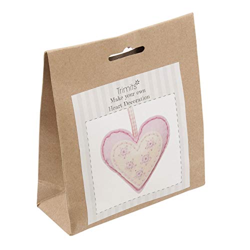 TrimitsFelt Decoration Kits, 10 x 10cm, Heart