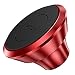 Produktbild ROCK Magnet Handyhalterung Auto Halterung Universal KFZ Halter für iPhone X/8/7Plus,Samsung Galaxy Note9/S9/S8, huawei mate 10 pro/ huawei P20 pro/P20Lite/p20,Honor 10 und jedes andere Smartphone oder GPS-Gerät (3M adhesive, rot)