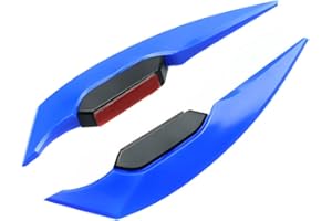 HUAMENGYUAN 2 PièCes Kit Aile AéRodynamique Moto,Aile CaréNage Moto Aileron De Moto Aileron Fixe Ailerons De Moto Kit Winglet AéRodynamique Universel Pour Moto Pour Motos éLectriques Scooter