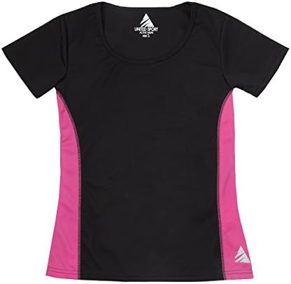 United Sport Women's Sports Top (Sizes S-2XL) High Performance Quick Dry Base Layer - Short Sleeve T-Shirt Great for Yoga Running Gym