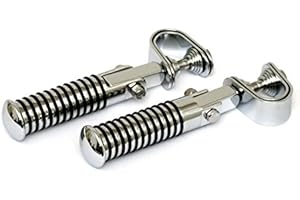 ZODIAC Pegs - Pédales repose-pieds de repose-pieds pour moto Honda Yamaha Suzuki Kawasaki Harley Davidson Victory Indian Custom Universel B M W, G U Z i