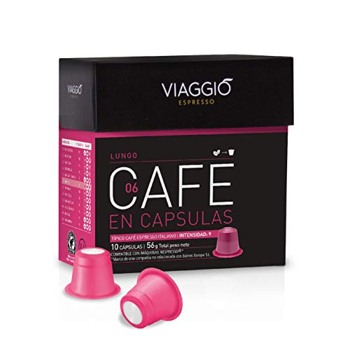 VIAGGIO ESPRESSO - 120 capsules de café compatibles avec Nespresso - LUNGO