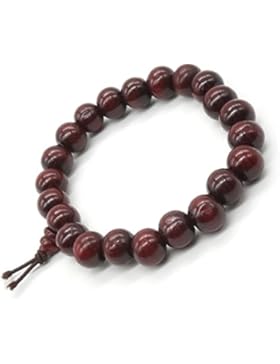 8 MM Sandelholz Bead Armband Tibetische Buddhistische Buddha Meditation Herren Elastic Armband Mala Gebetsperlen