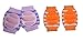 Baby Bucket Soft Cotton Knee Pad pack of 2 pairs (Orange & Purple) RS.350.00