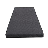 Öko-Tex zertifiziert Dynamic24 Schaumstoffmatratze Rollmatratze 90 x 200cm Kaltschaum Matratze Komfort grau