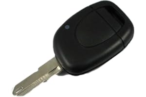 BROVACS Carcasa de repuesto compatible con Renault Twingo Clio Kangoo Master 1 botón de entrada sin llave PG352